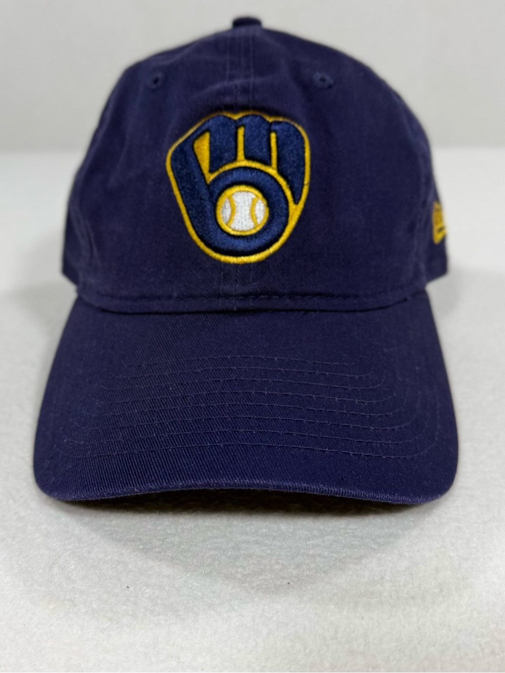 New Era Milwaukee Brewers MLB Baseball Navy Adjustable Cap Hat One Size Retro